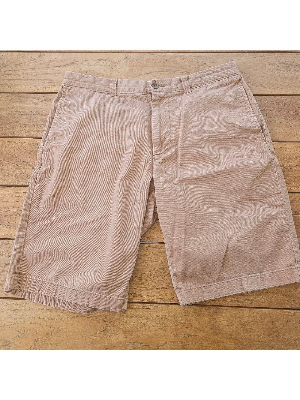 J Crew Shorts Mens 33 Khaki Mercantile Flex Chino Casual Golf Lightweight Shorts